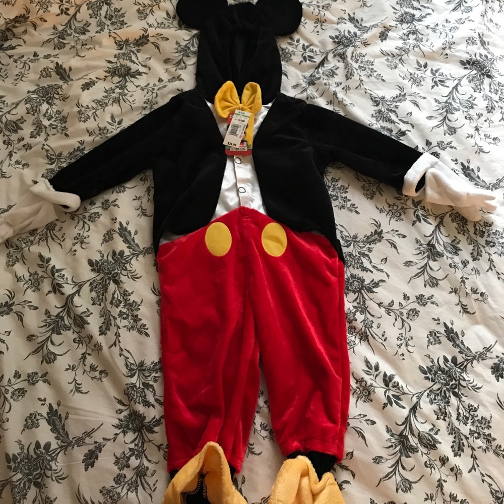 Mickey Mouse Costume with Minnie headband for Mama