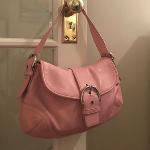Coach Purse Soft Pink Leather- great condition