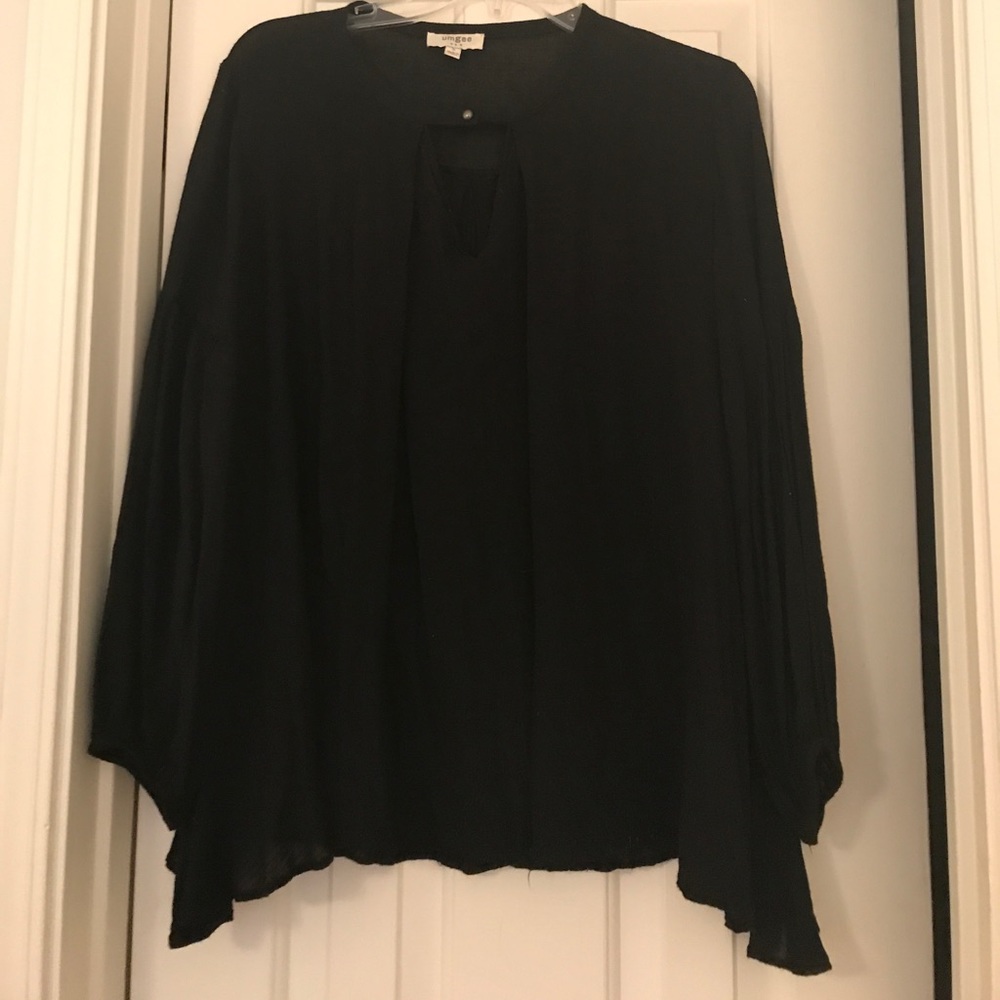 Black high neck Blouse