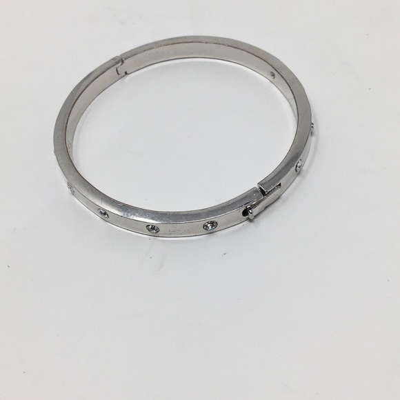 Kate Spade Hinged Bangle with Crystals - Picture 2 of 7