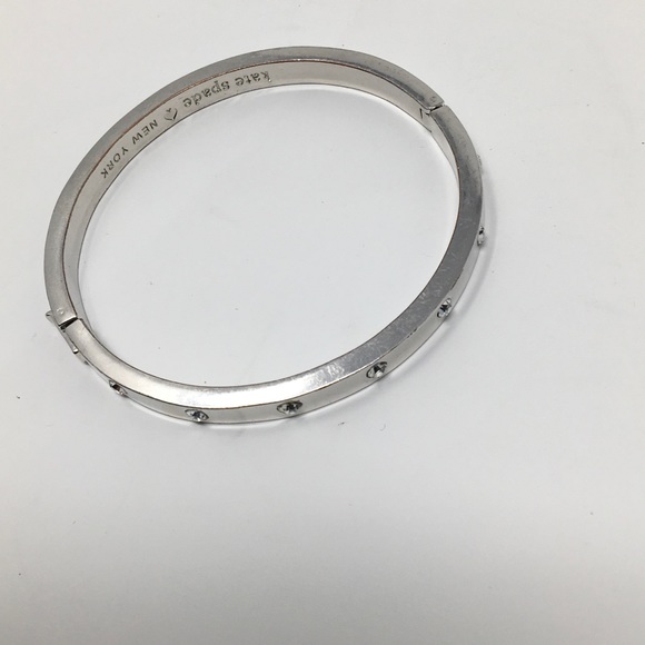 Kate Spade Hinged Bangle with Crystals - Picture 3 of 7