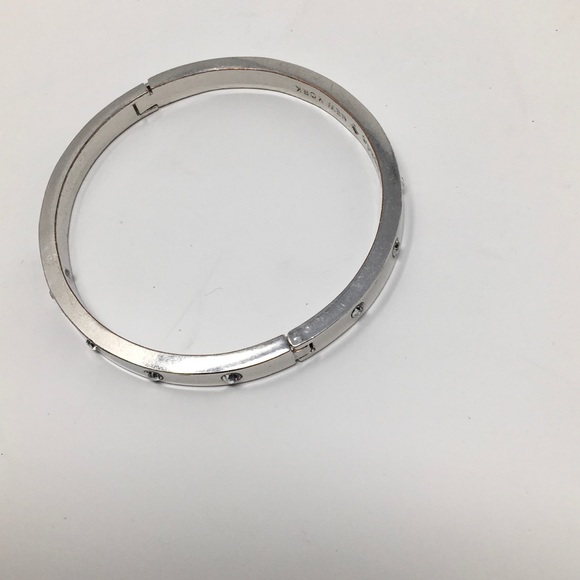 Kate Spade Hinged Bangle with Crystals - Picture 4 of 7