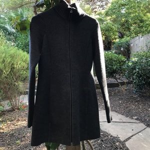 Athleta wool zip sweater coat sz xs