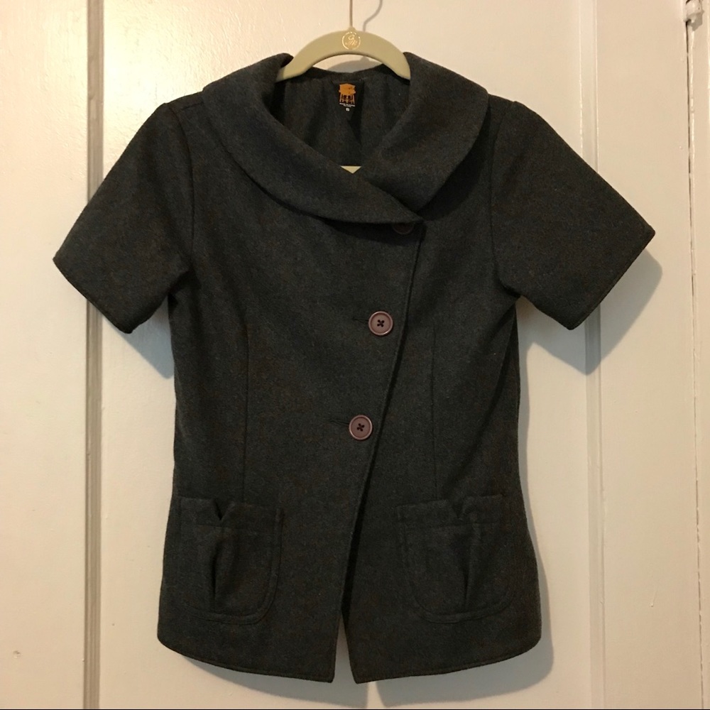 Brooklyn Industries Short Sleeve Jacket Size Small