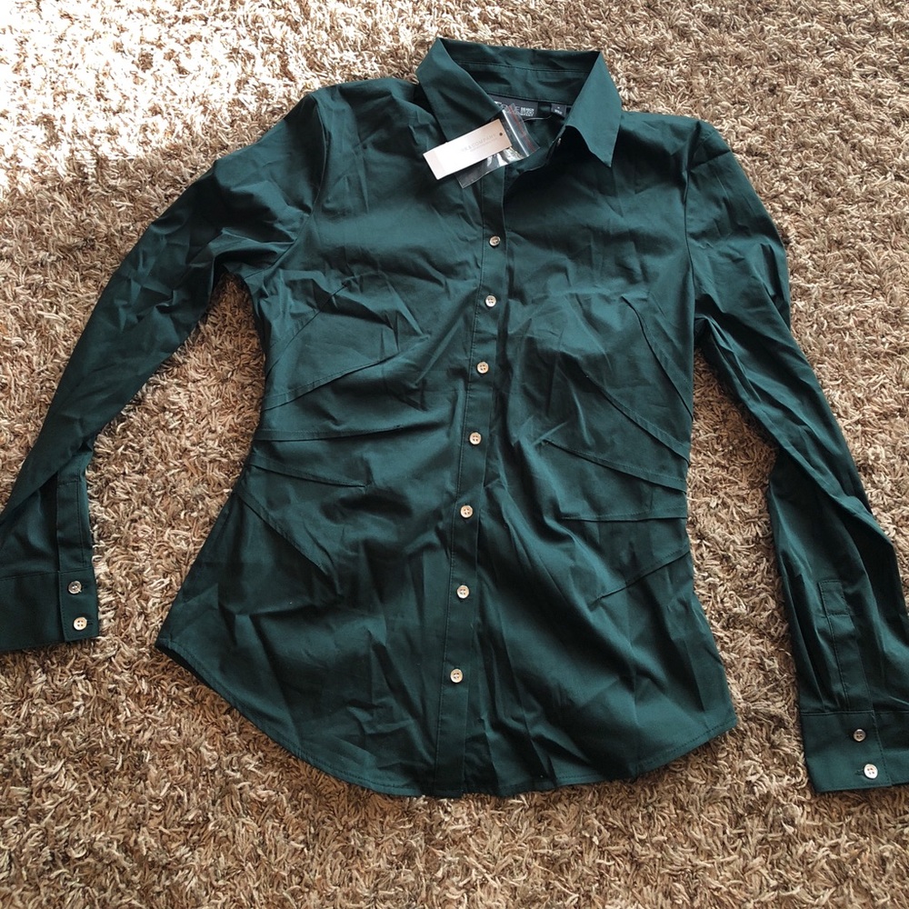 Long sleeve button down top