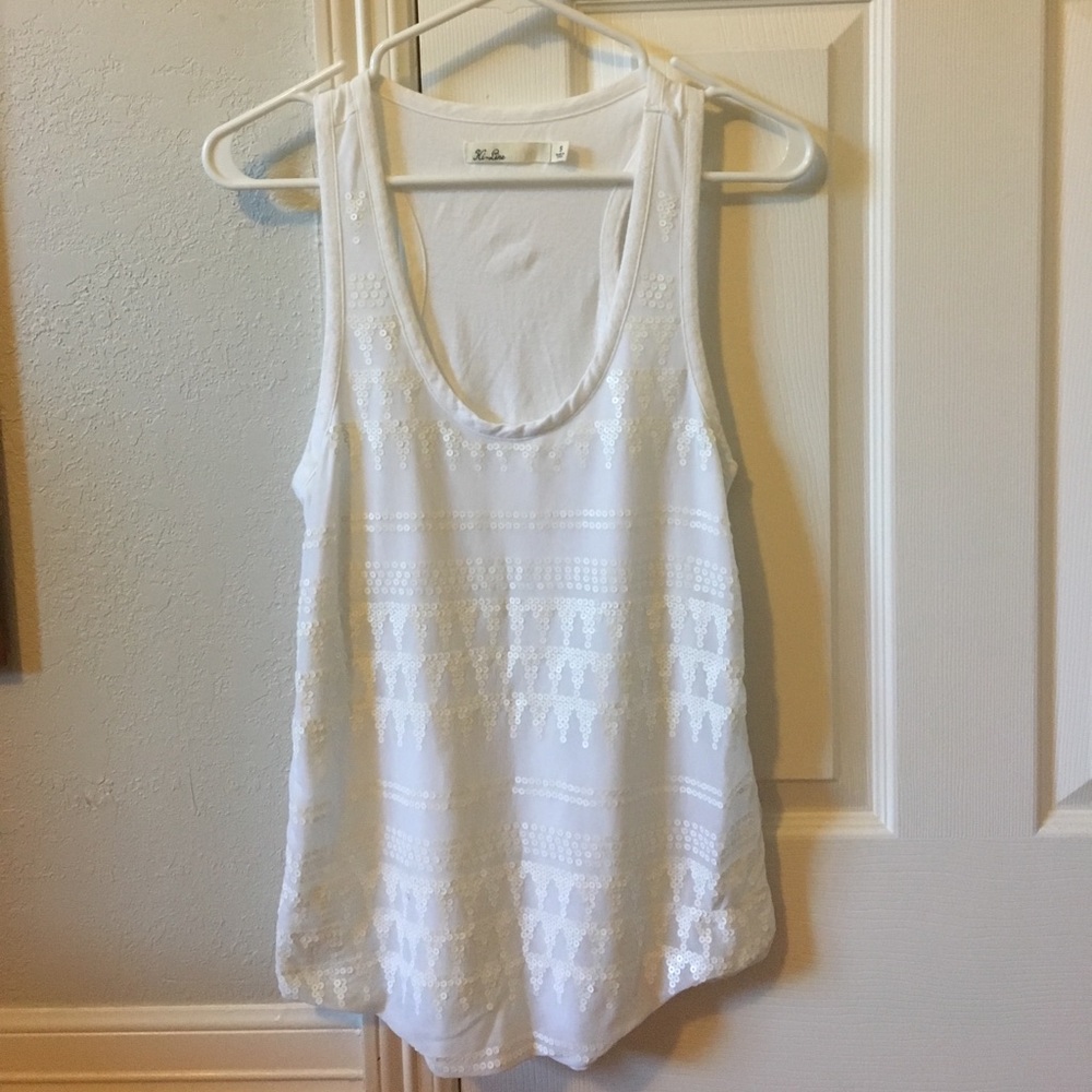 Madewell Hi-Line sequin tank