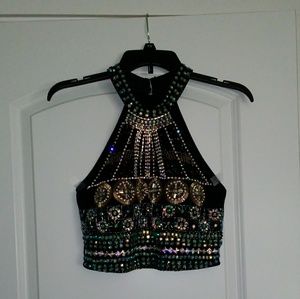 2 piece homecoming dress