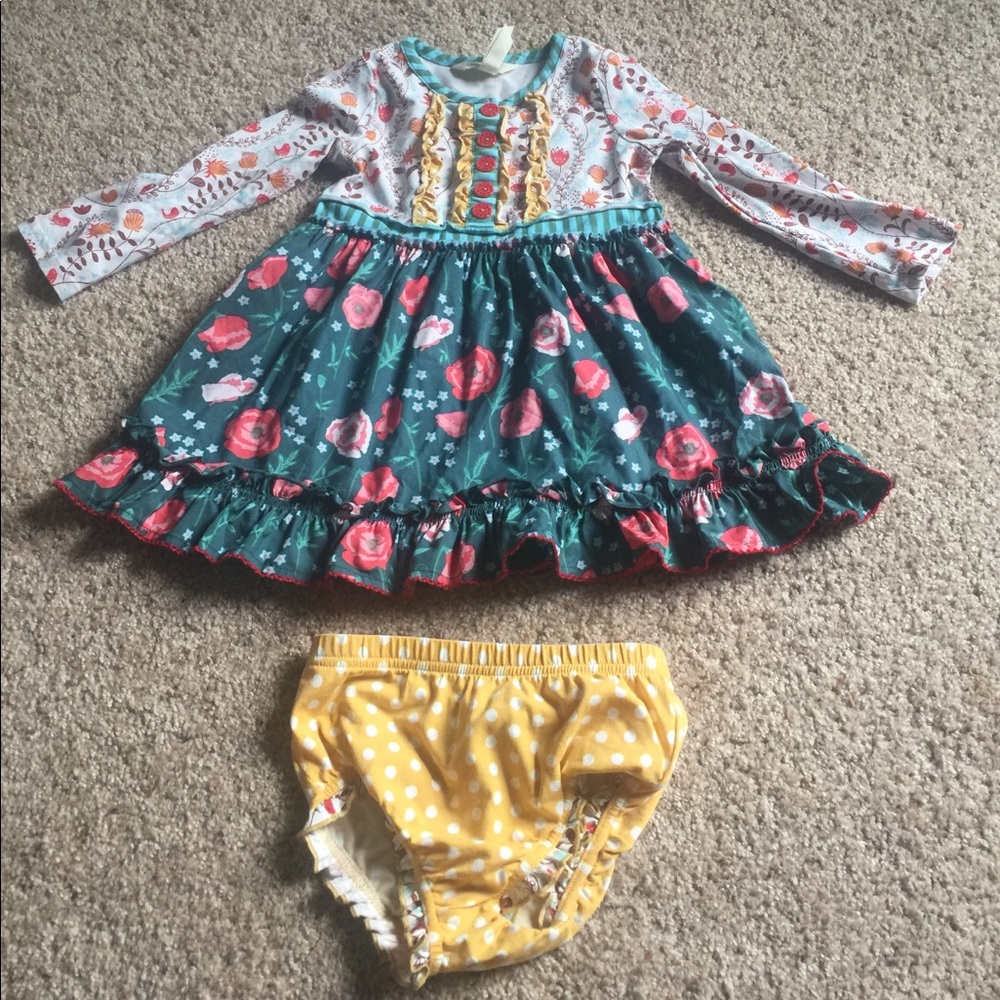 Matilda Jane dress with bloomers