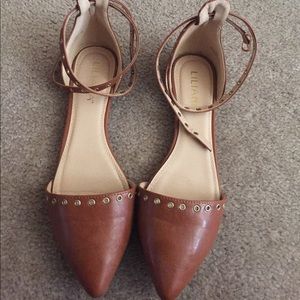 Liliana Brown Pointed Flats