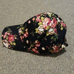 Floral baseball hat
