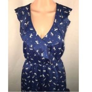 BCBGeneration Navy Blue horse dress