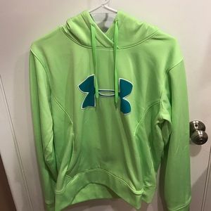 Green under armor hoodie
