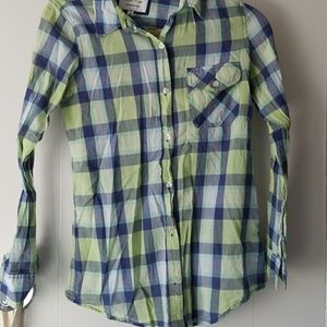 Light cotton plaid shirt
