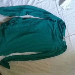 Plain blue green shirt