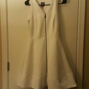 Vince Camuto Front Zipper Skater Dress