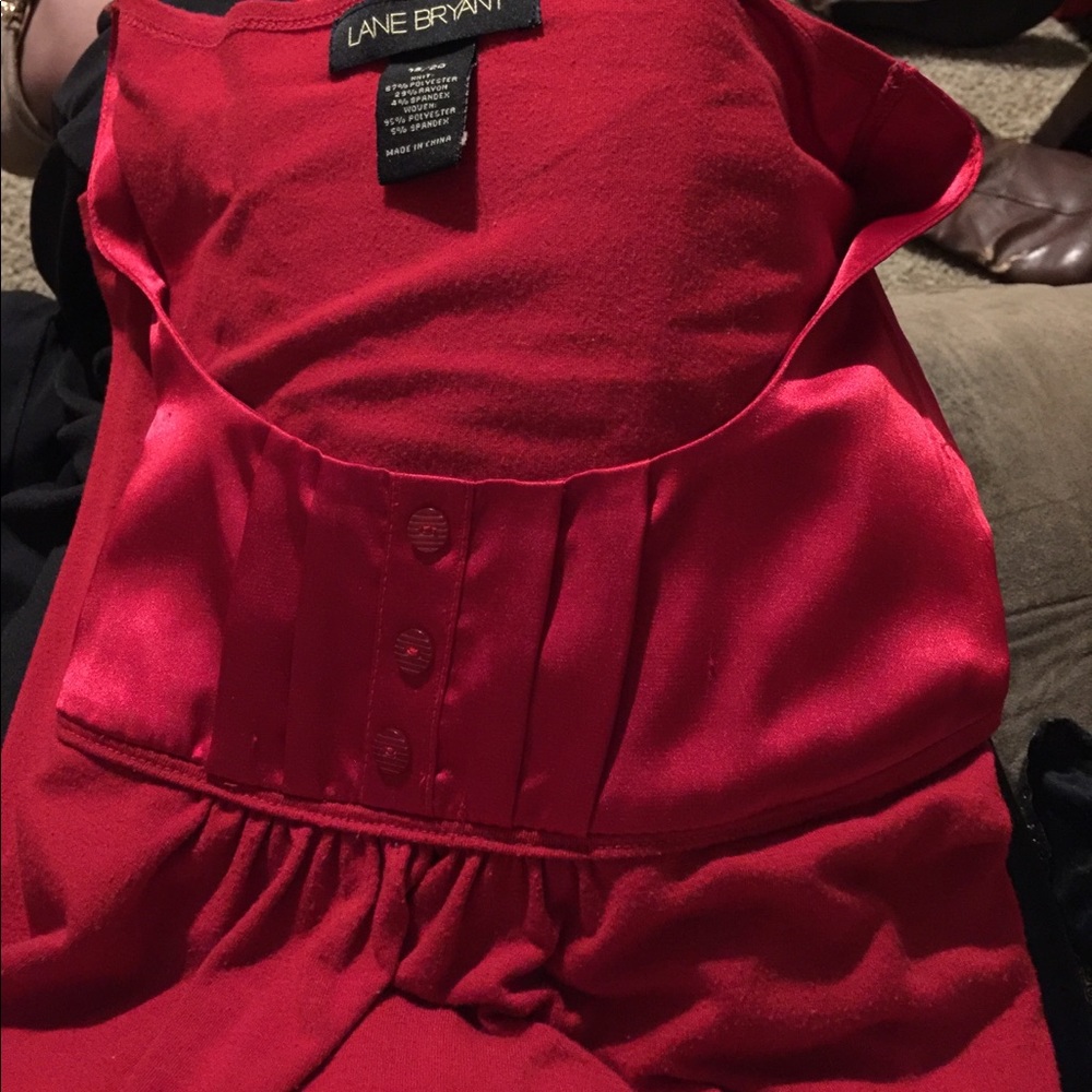 Red blouse