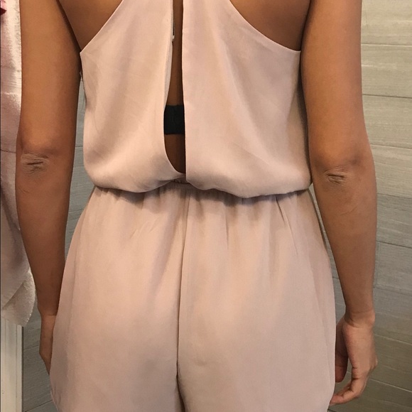 Perfect date night Blush Romper - Picture 3 of 5