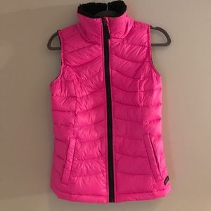 Hot Pink Calvin Klein Puffer Vest