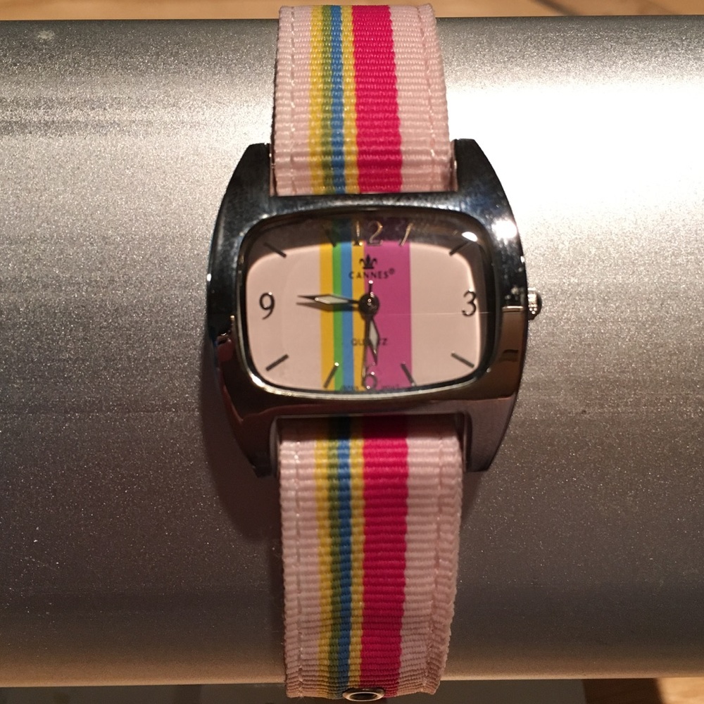 NWOT Cannes Quartz Ribbon Watch