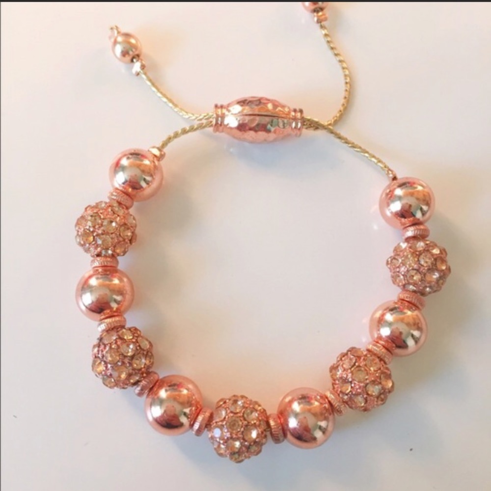 Baublebar Rose Gold Adjustable Bracelet