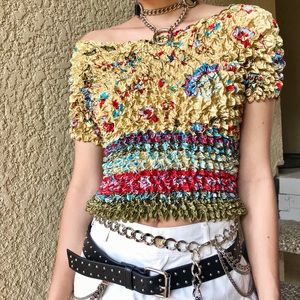 ⛓90’s Scrunch Off-Shoulder Top ⛓90’s Scrunch Off-Shoulder Top