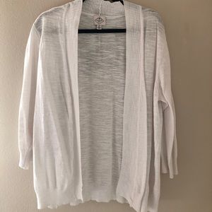 Open cardigan