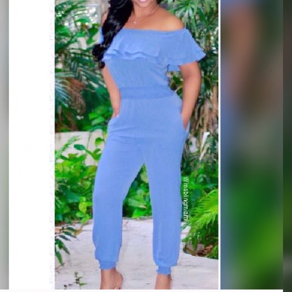 Kelsey Off-shoulder Jumpsuit