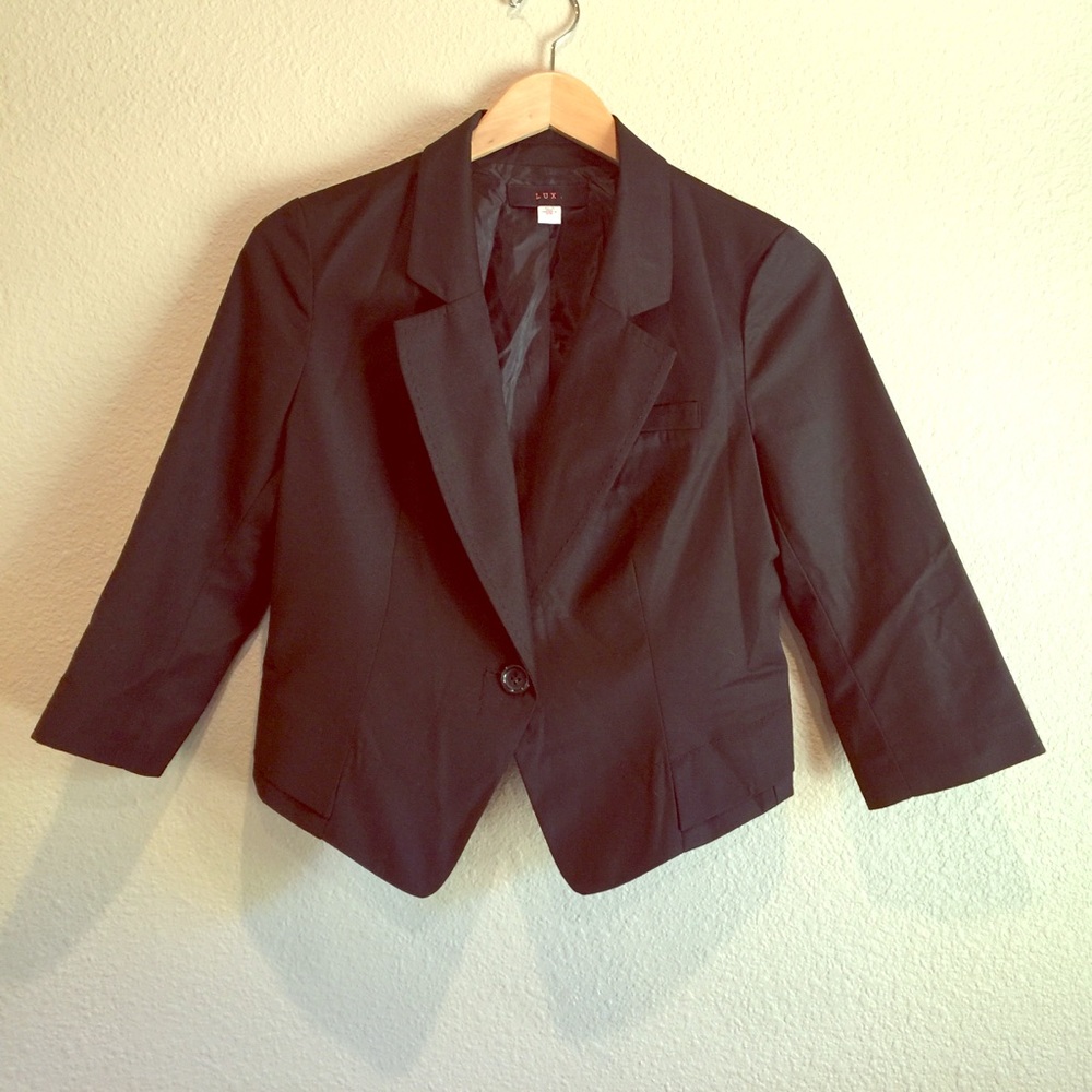 Lux Crop Blazer