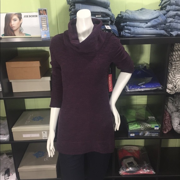 Purple & Black Brunch Tunic - Picture 4 of 5