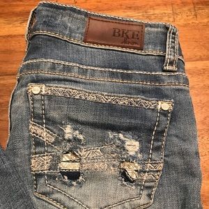 BKE denim boot cut jeans!