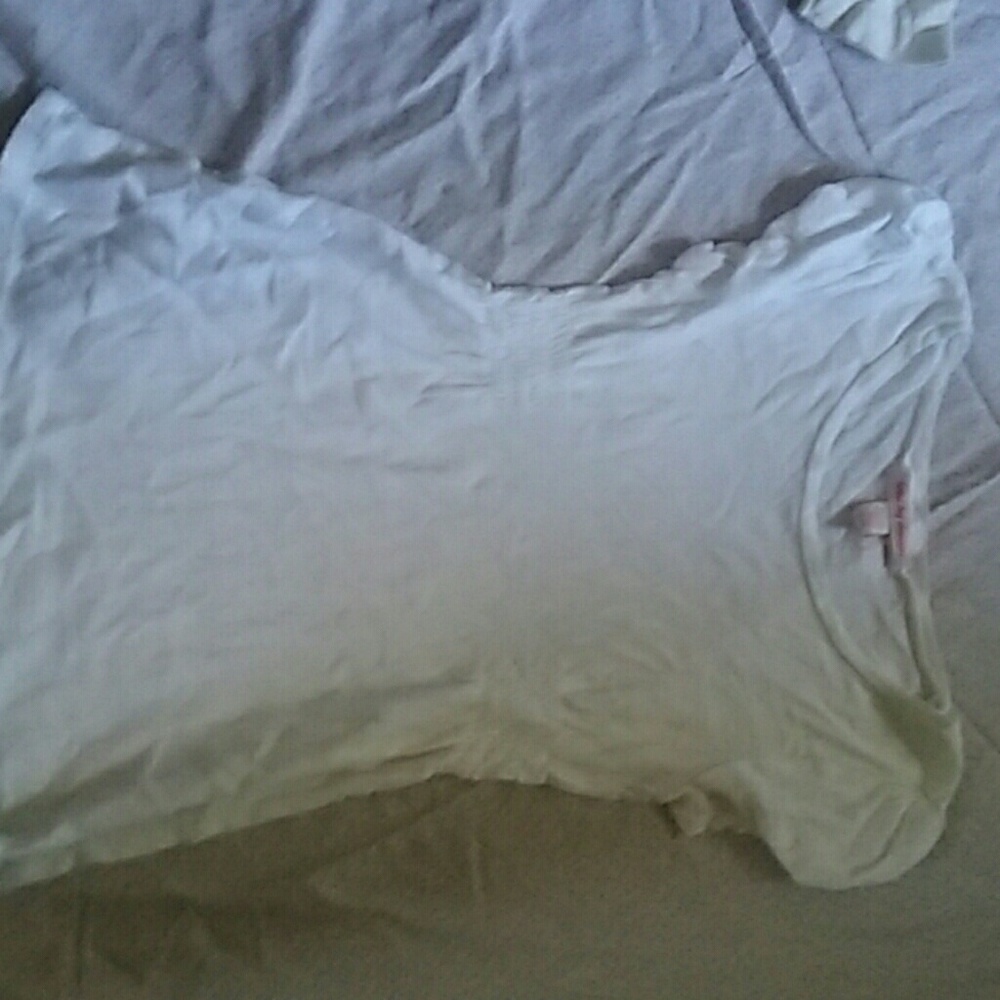 Plain white tee