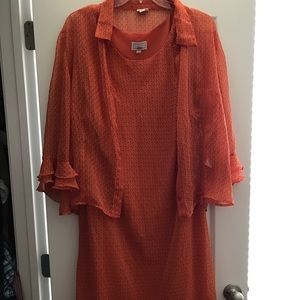 Dress with matching jacket