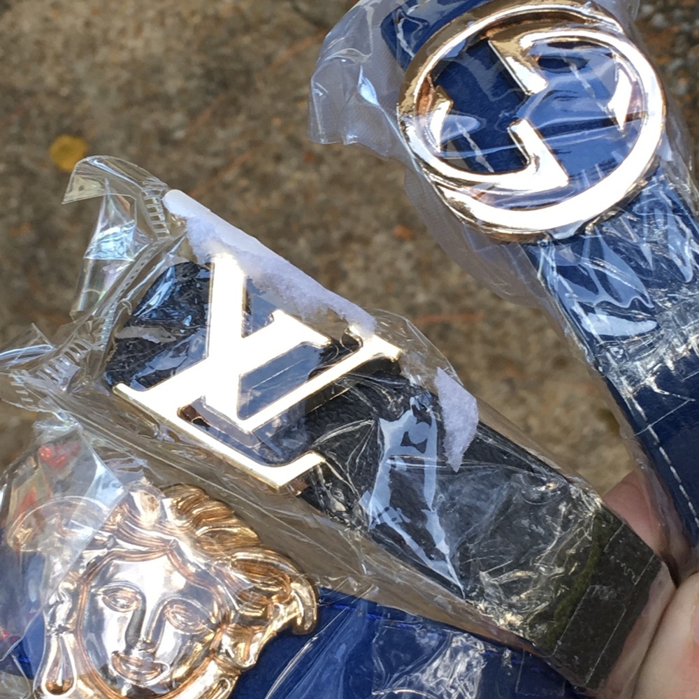 Designer Belts (ONLY VERSACE LEFT)