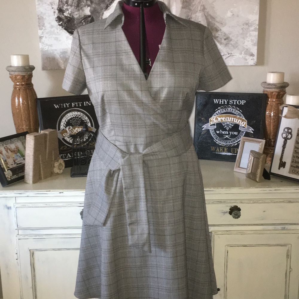 Jessica Howard Houndstooth Dress