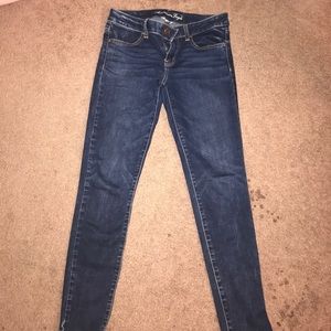 American Eagle low rise skinny jeans
