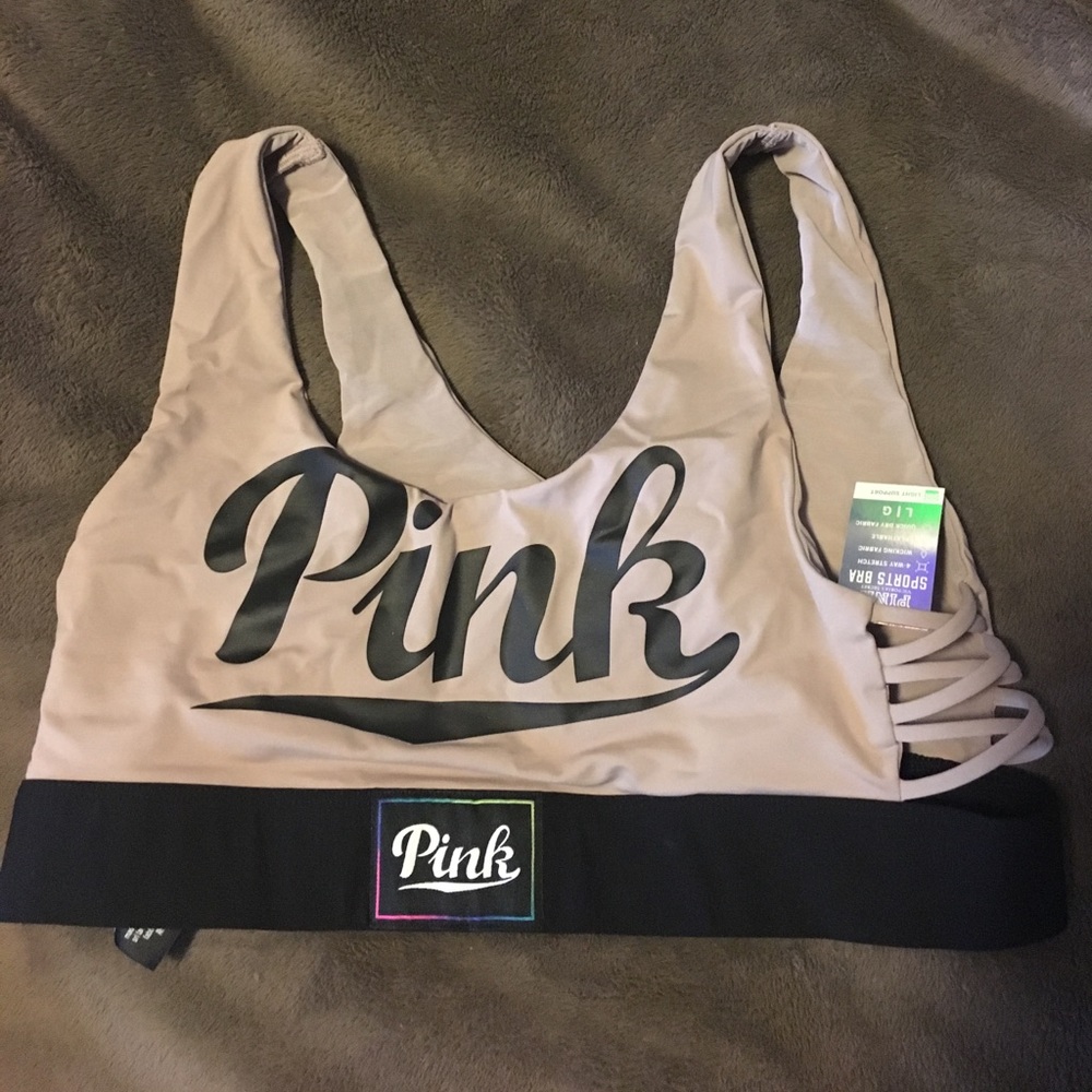 Pink Sports Bra