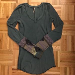 Free people blue thermal