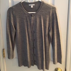 Heather grey cardigan