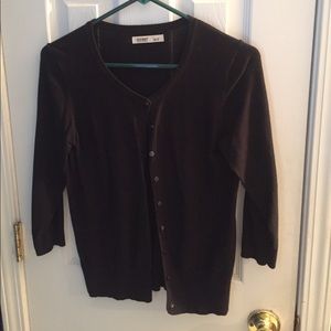 Black cardigan