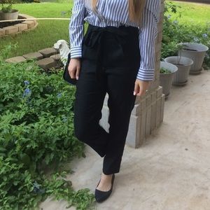 Bow tie dress pants