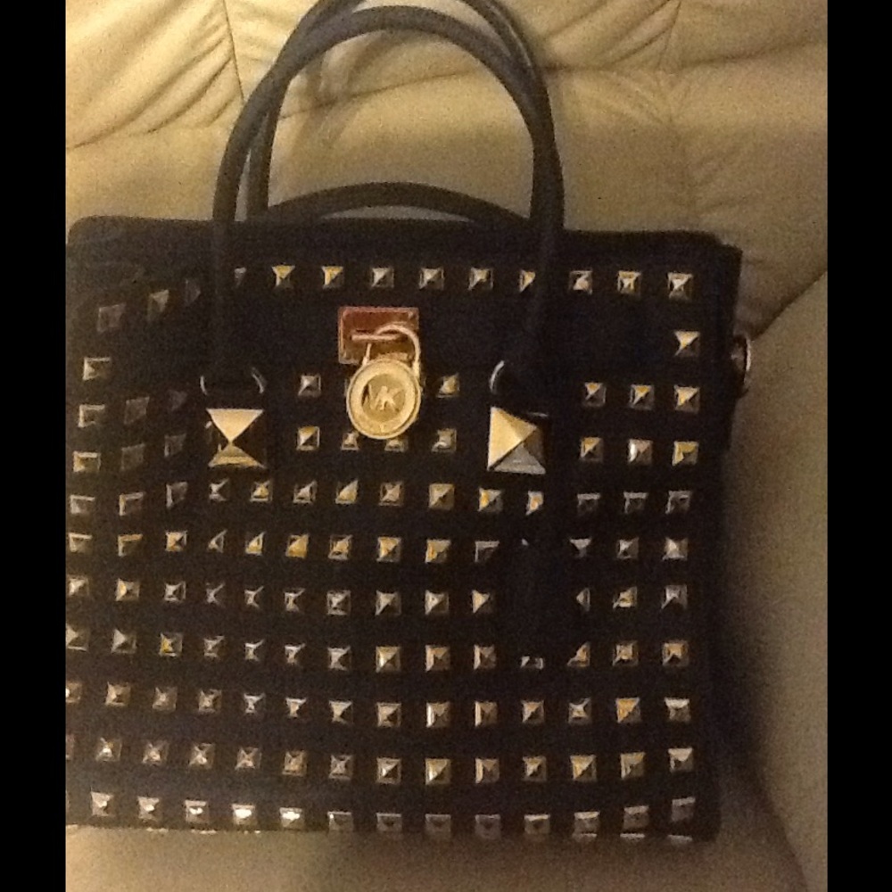 Michael Kors Hamilton studded purse.