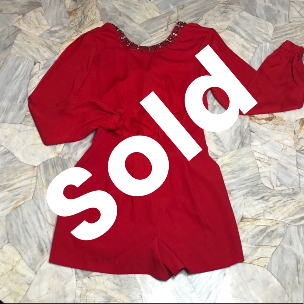 Guess Red Romper