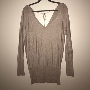BCBG Wide V-Neck Sweater