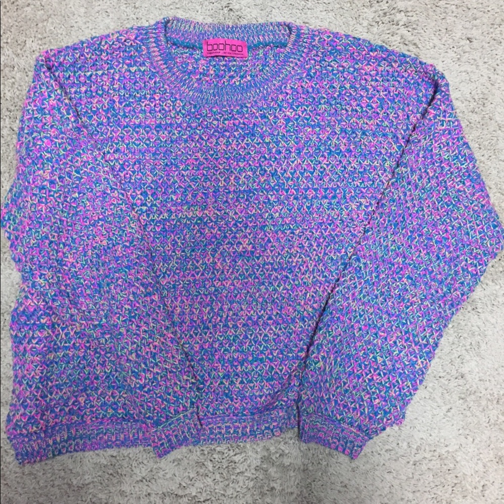 Pink and Purple Sweater