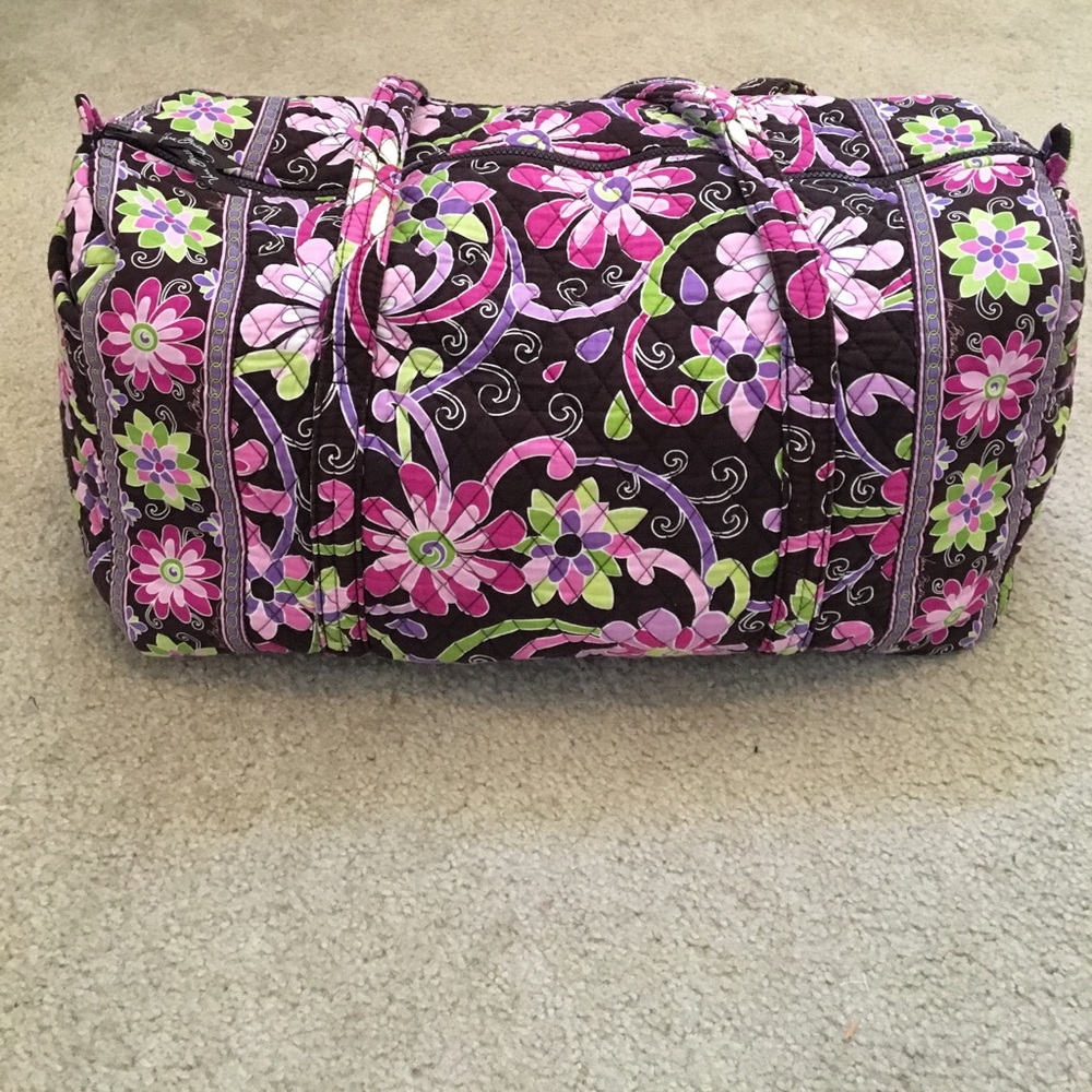 Vera Bradley Purple Punch authentic large duffel