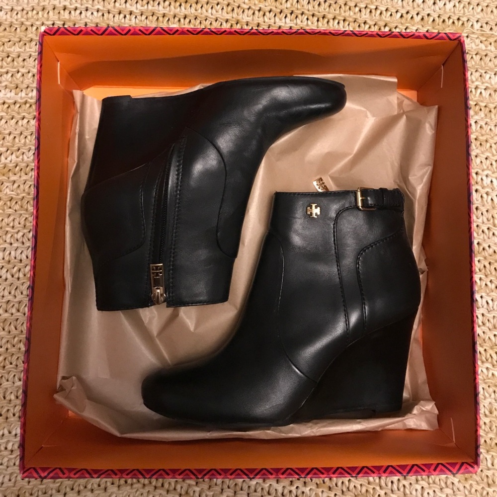 Tory Burch Wedge Booties