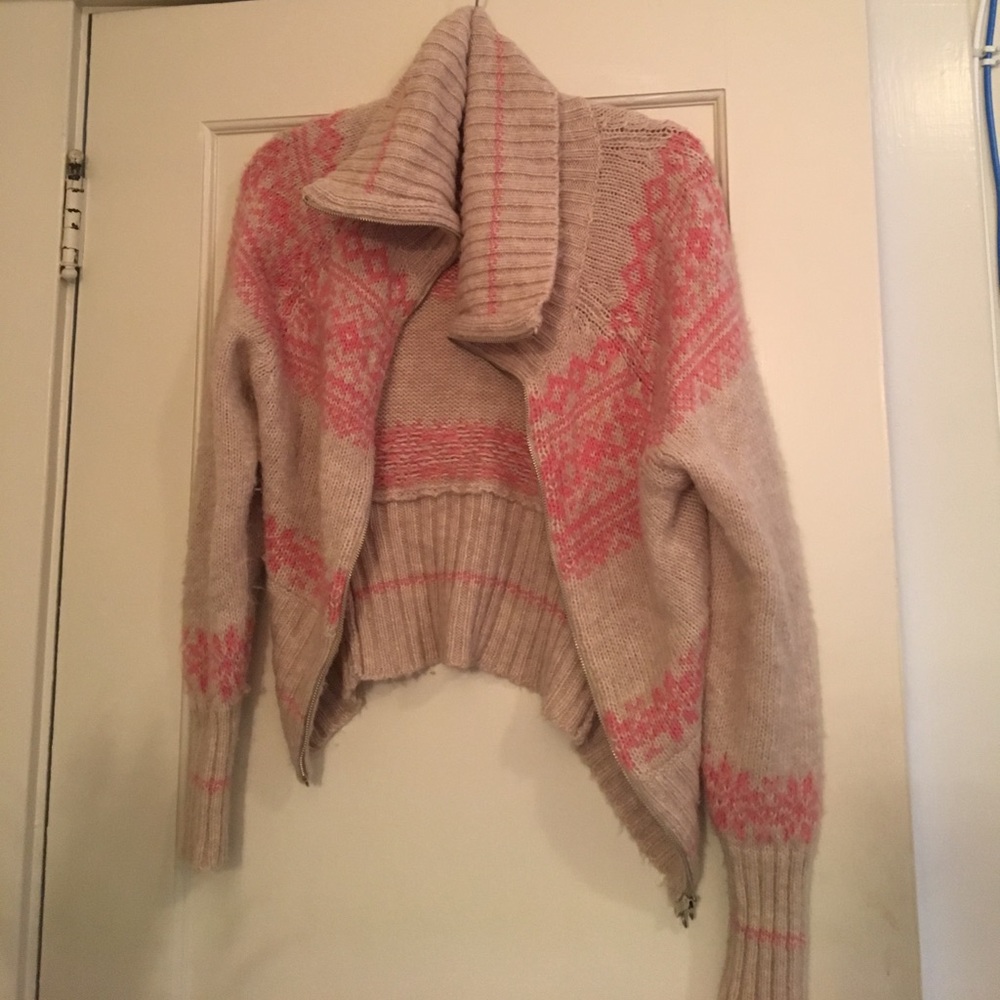 Free People Zip Sweater