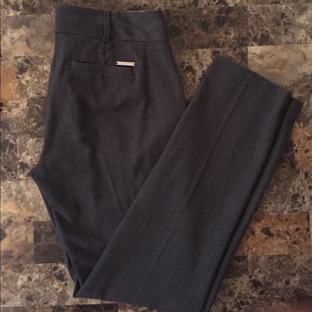 Michael Kors Womens Grey Skinny Dress Pants sz 2