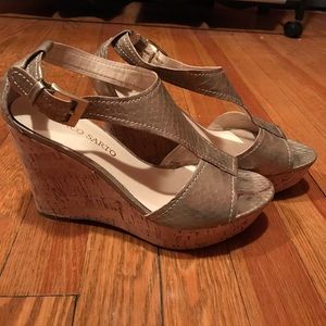 Franco Sarto Cork Wedges