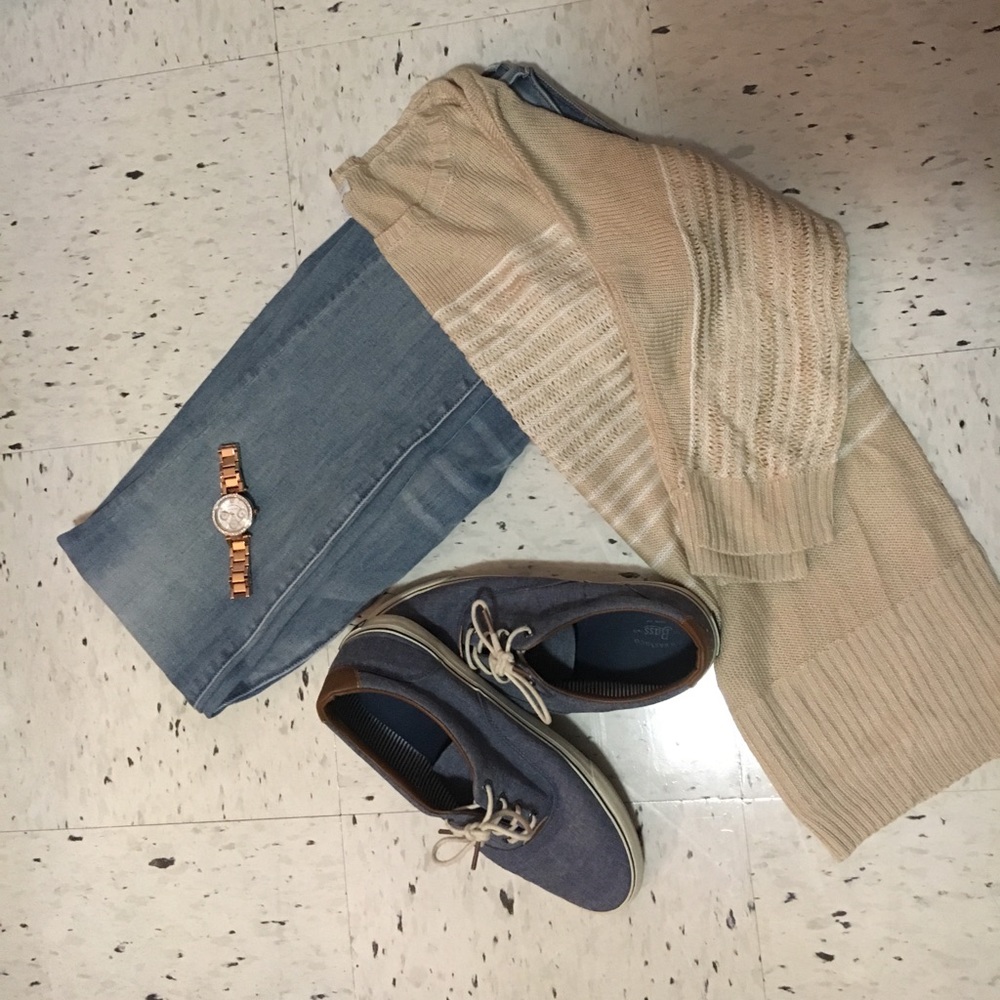 Wear anywhere tan sweater!